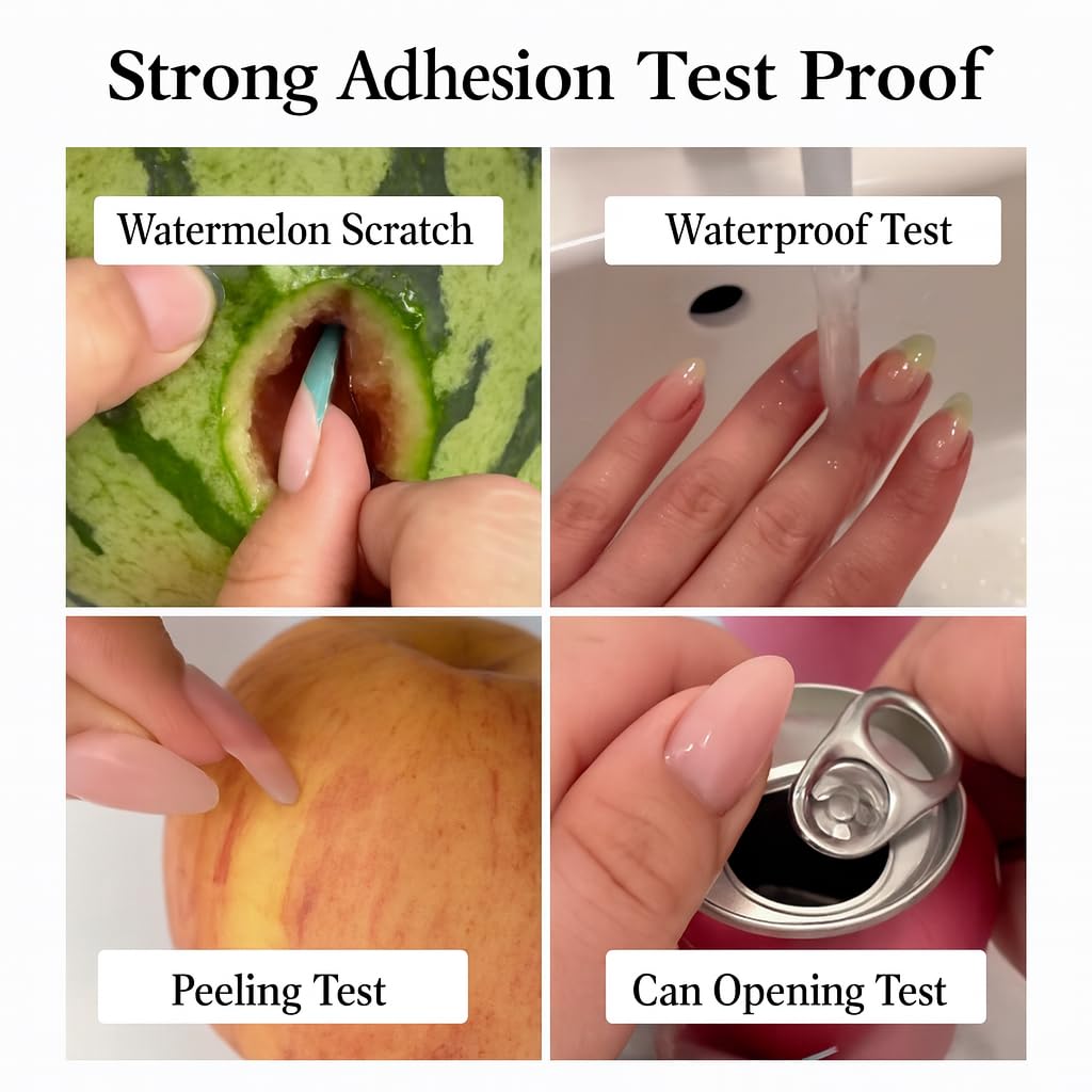 Handcrafted Press On Nails Kawaii Cat Design Cute Animal Cartoon Decals & Chunky Glitter Confetti 3D Charm Embellishments Handmade Jelly Style (Kawaii Cat, Medium L)