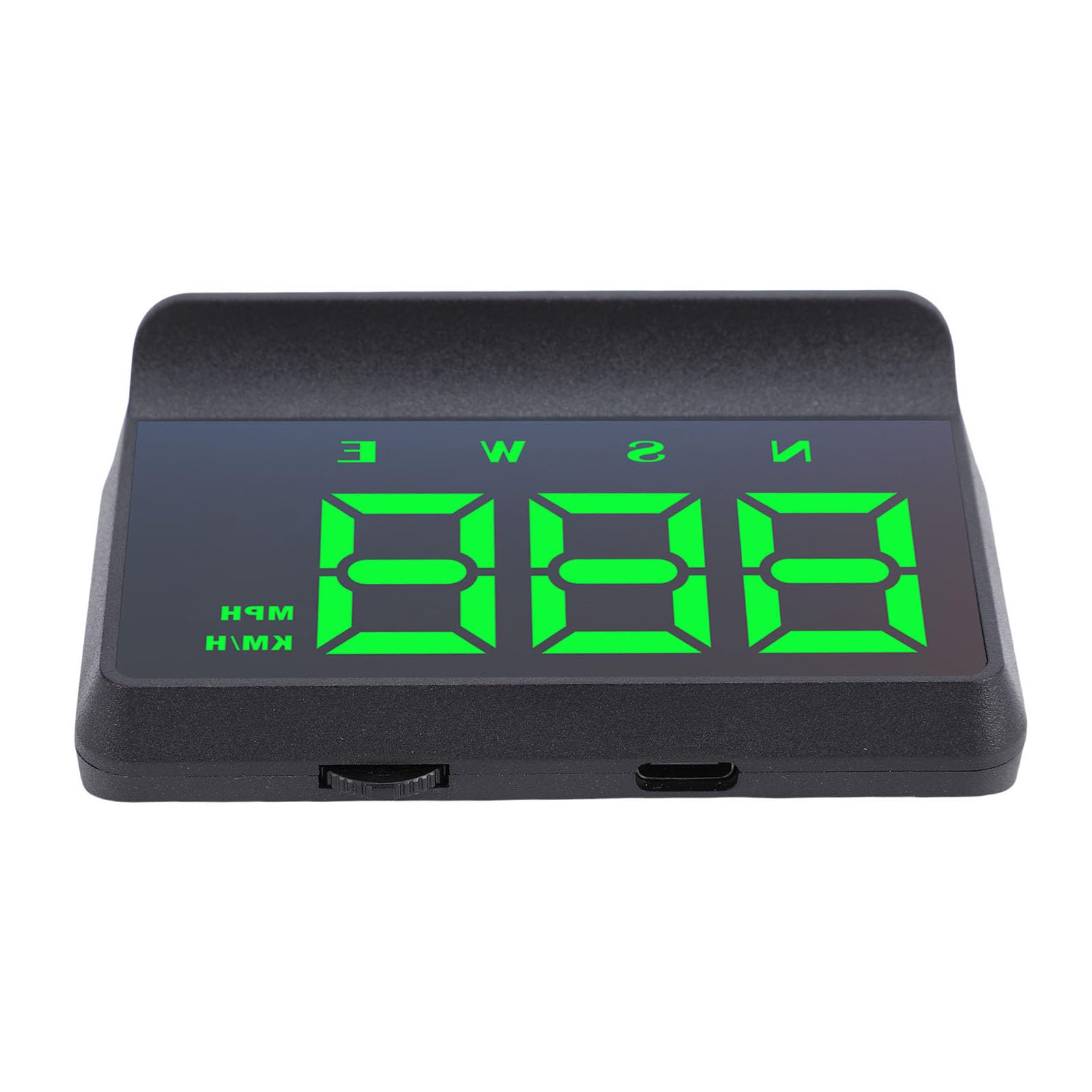 Fawfose Heads Up Display for Cars, HUD Display Digital GPS HUD Speedometer with Speed Travel Direction Automatic Brightness Adjustment Alarm for Gas Derv Electric Vehicle
