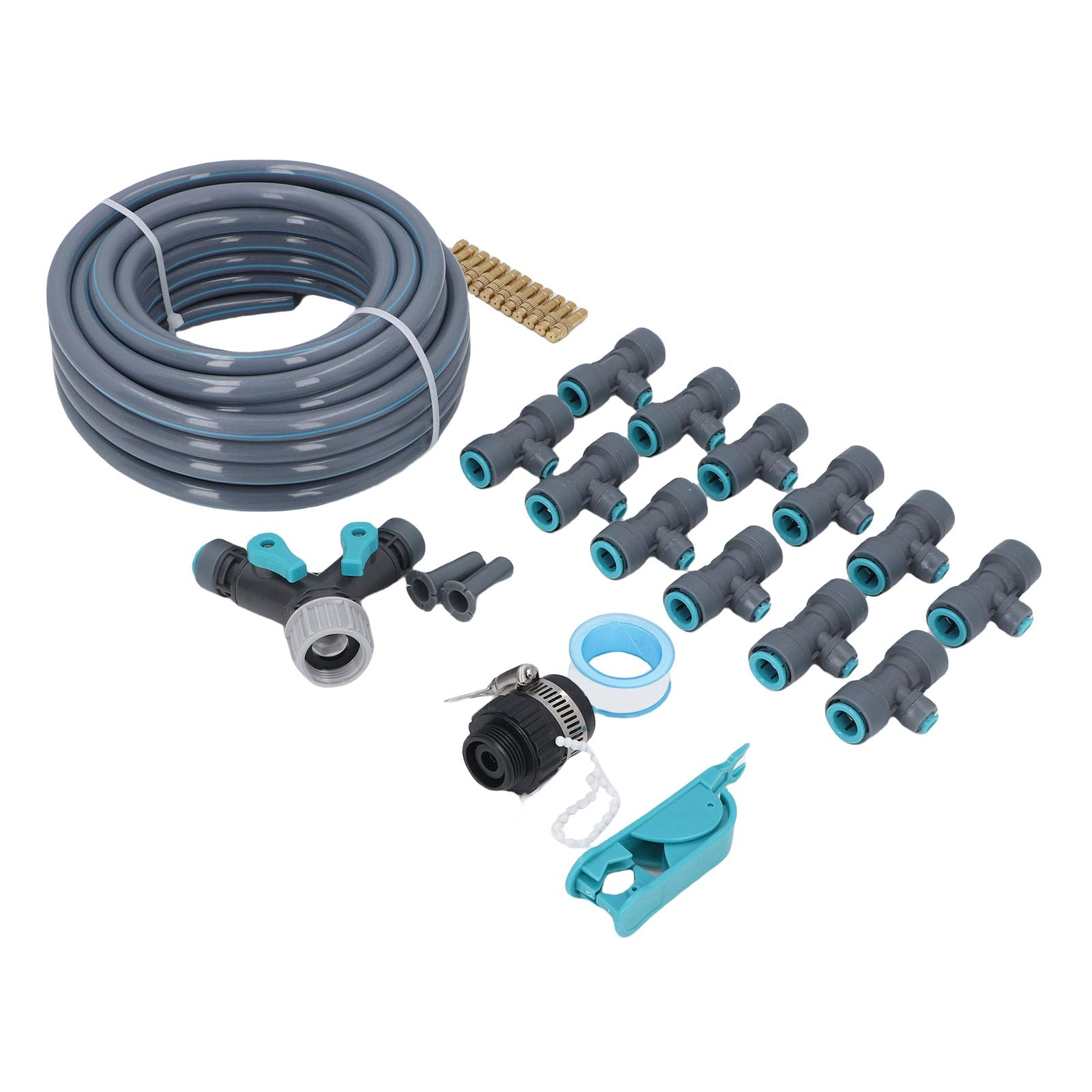 de riego de jardín, kits de riego por goteo automático, equipo de césped para Patio con gotero ajustable, manguera de 10m