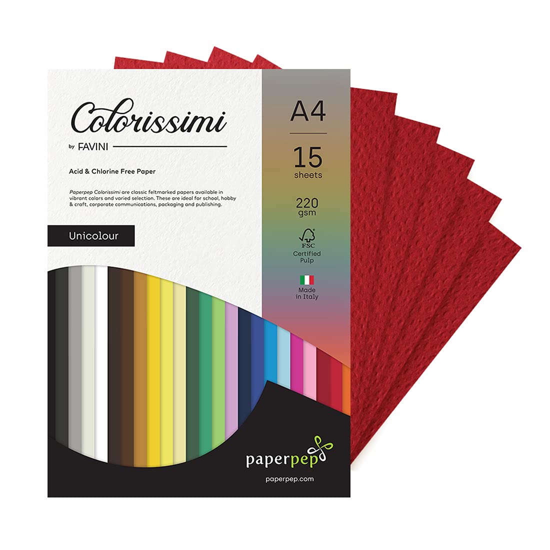 Colorful Card Stock - 24 Assorted Shades -21