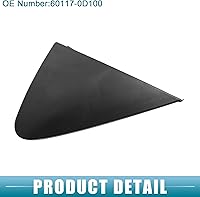 Vista 6 de Espejo de puerta delantera derecha Guardabarros de esquina triángulo Recorte No.60117-0D100 Panel de ajuste triangular para Toyota Yaris 2007-2011