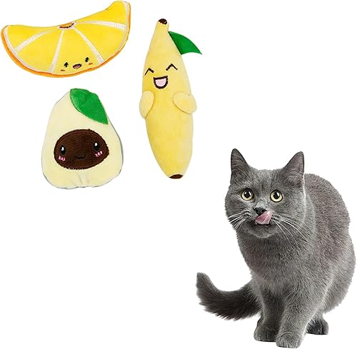 Miniatura 2 de ANTECESSOR Juguete de gato relleno con gatera paquete de 8 juguetes de peluche suave para gatos de interior juguete interactivo para gatos juguete