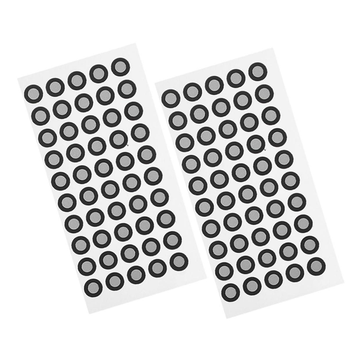 3d Scanner Reflective Marker Dots 6mm High-reflection Film Points for 3d Scanning 2 Sheets with 50 Sturdy Reference Markers Per Sheet for Precise Scanning and Motion Capture