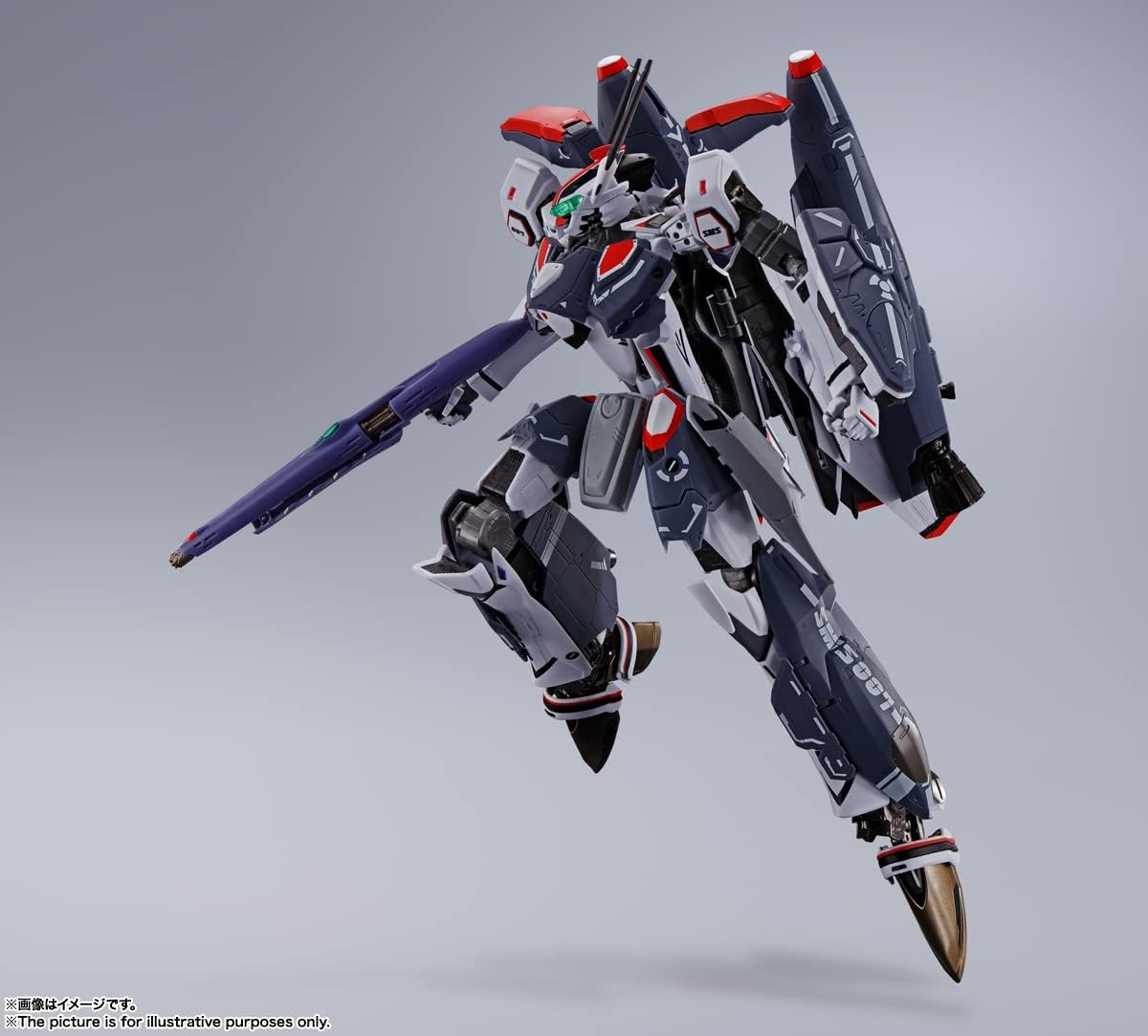 TAMASHII NATIONS - Macross Frontier - VF-25F Super Messiah Valkyrie (Alto Saotome Custom) Revival ver., Bandai Spirits DX Chogokin Die-Cast Metal Collectible