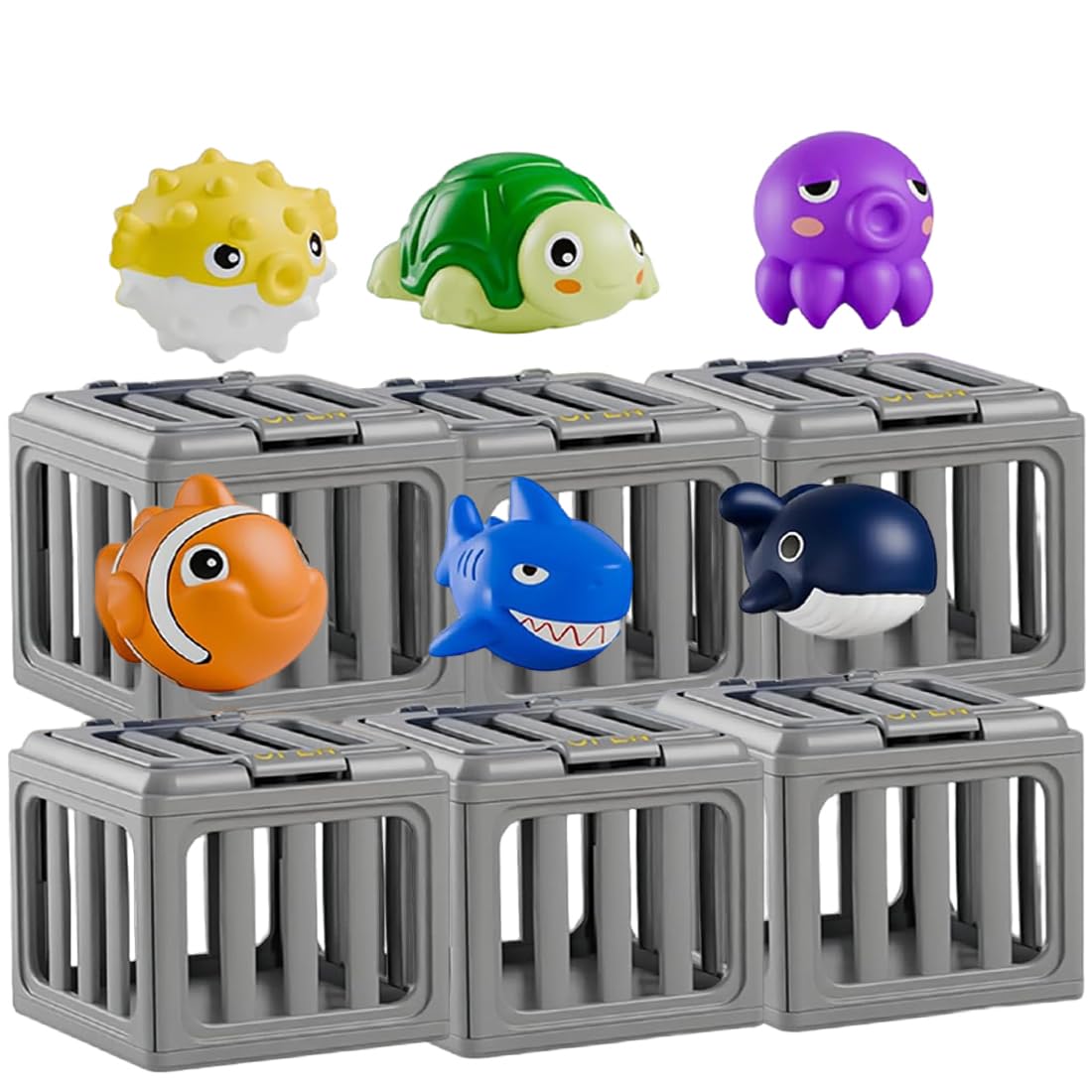 Générique Jouets De Sauvetage De Plongée sous-Marine, Jeu De Recherche sous-Marine Amusant, Ensemble De Piscine De Plongée dans l'eau D'été, for L'entraînement À La Natation, Cadeau D'été(12pcs)