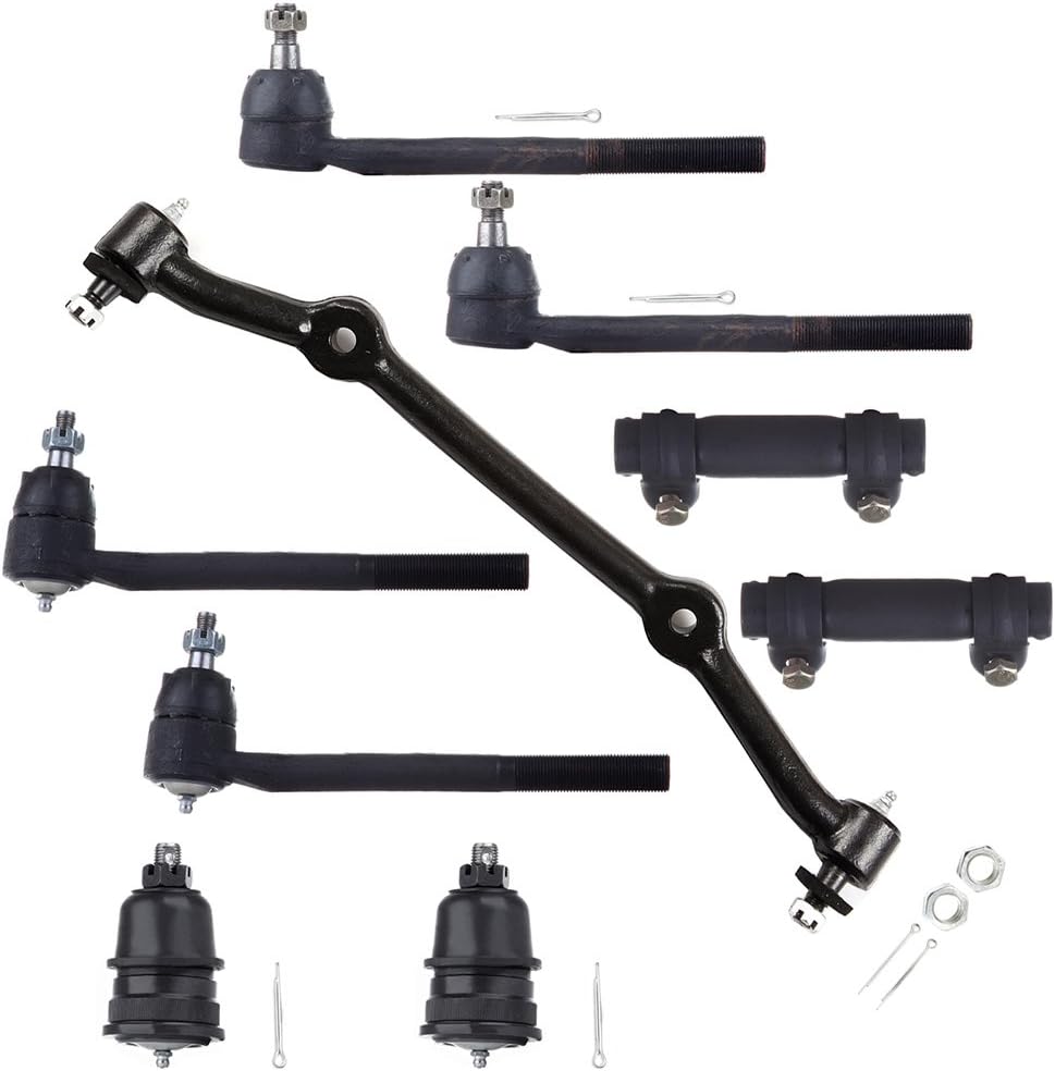 SCITOO 9-PC SET Suspension Kit For Chevrolet Blazer S10 For GMC Jimmy Sonoma For Isuzu Hombre For Oldsmobile Bravada Ball Joint,Center Link,Tie Rod End