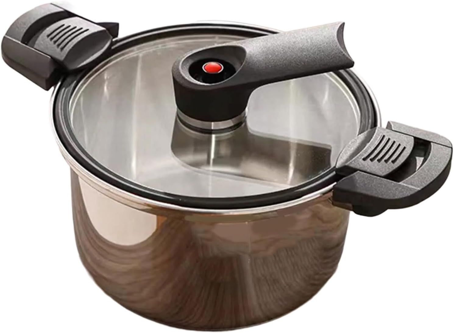 High Efficiency Stainless Steel Pressure Cooker 3.6/5.4L Capacity Fast Meal Preparation Cooker For 4 5 People Cooking Pot