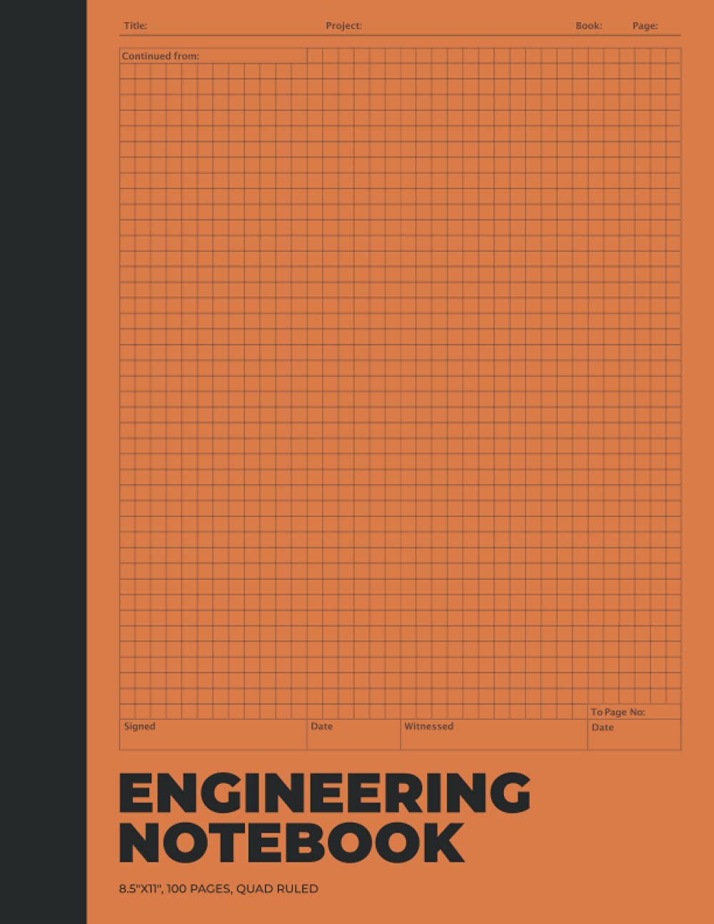 Engineering Notebook: Engineering Paper Notebook, Engineering Graph Paper, Quad Ruled, Engineering Notepad, 8.5 x 11, 100 Pages