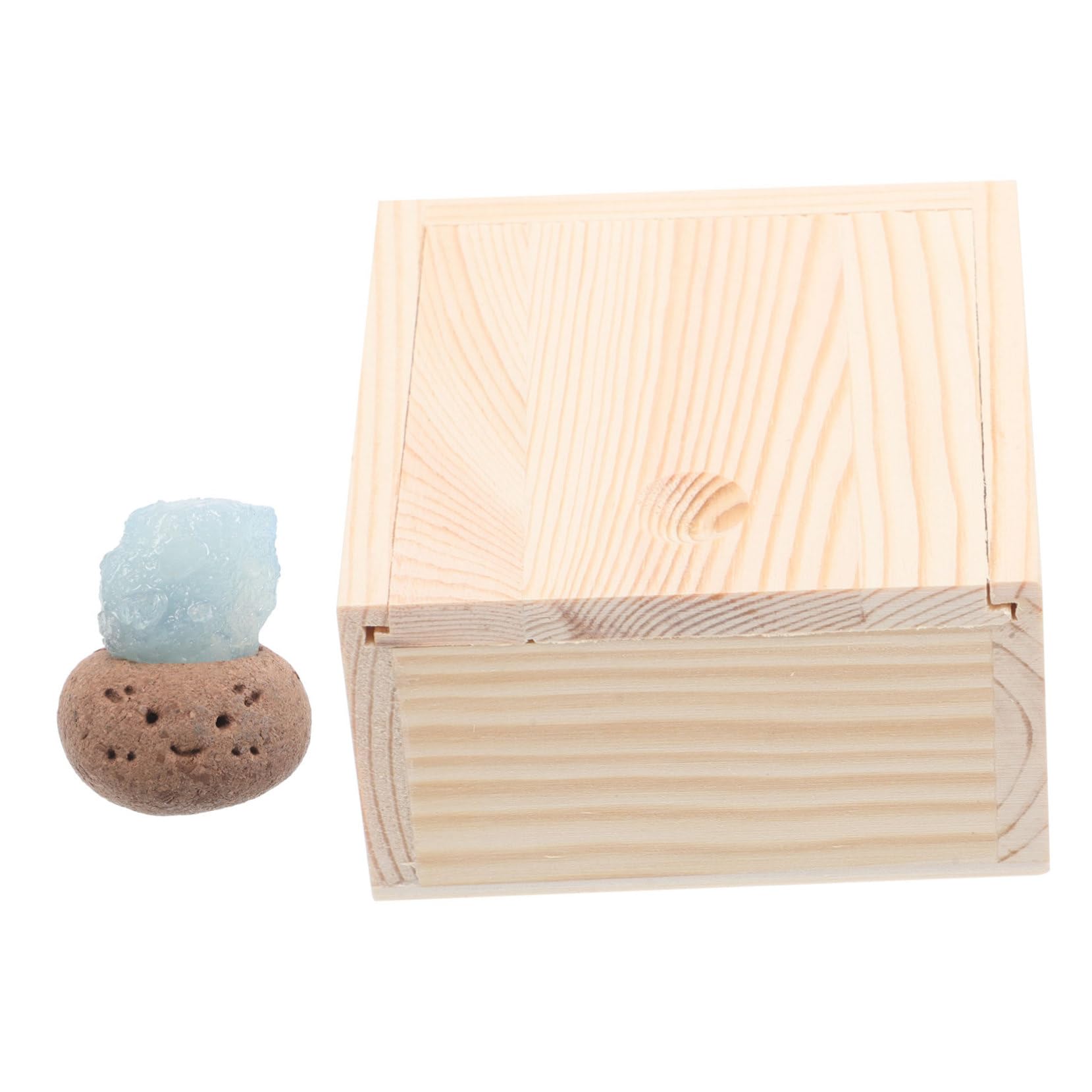 Aguamarina natural piedra de cristal decorativa para interiores y adorno artesanal de dormitorio