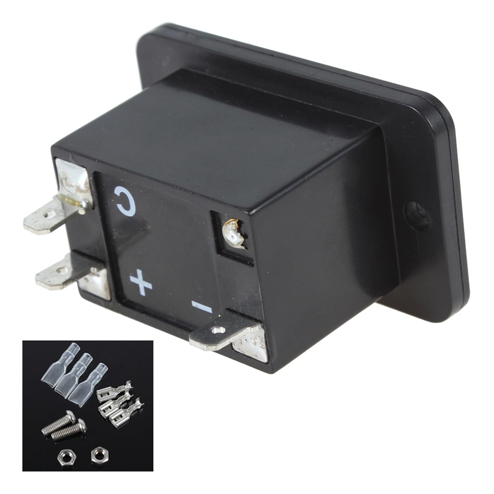 Indicatore LED della Batteria Indicatore di Carica del misuratore Tester Automatico della capacità della Batteria a 10 LED a Tre Colori(48V)
