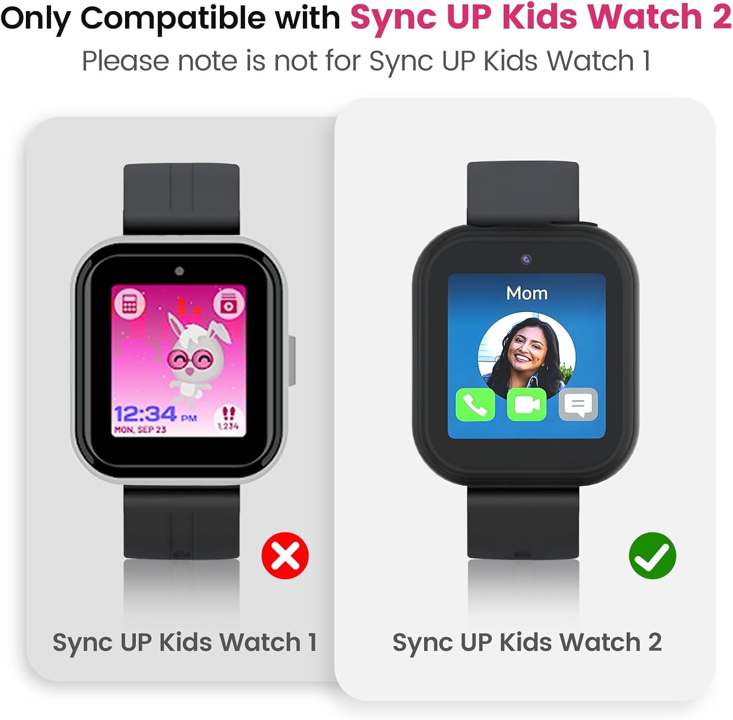 Compatible with Sync UP Kids Watch 2 Screen Protector image 2