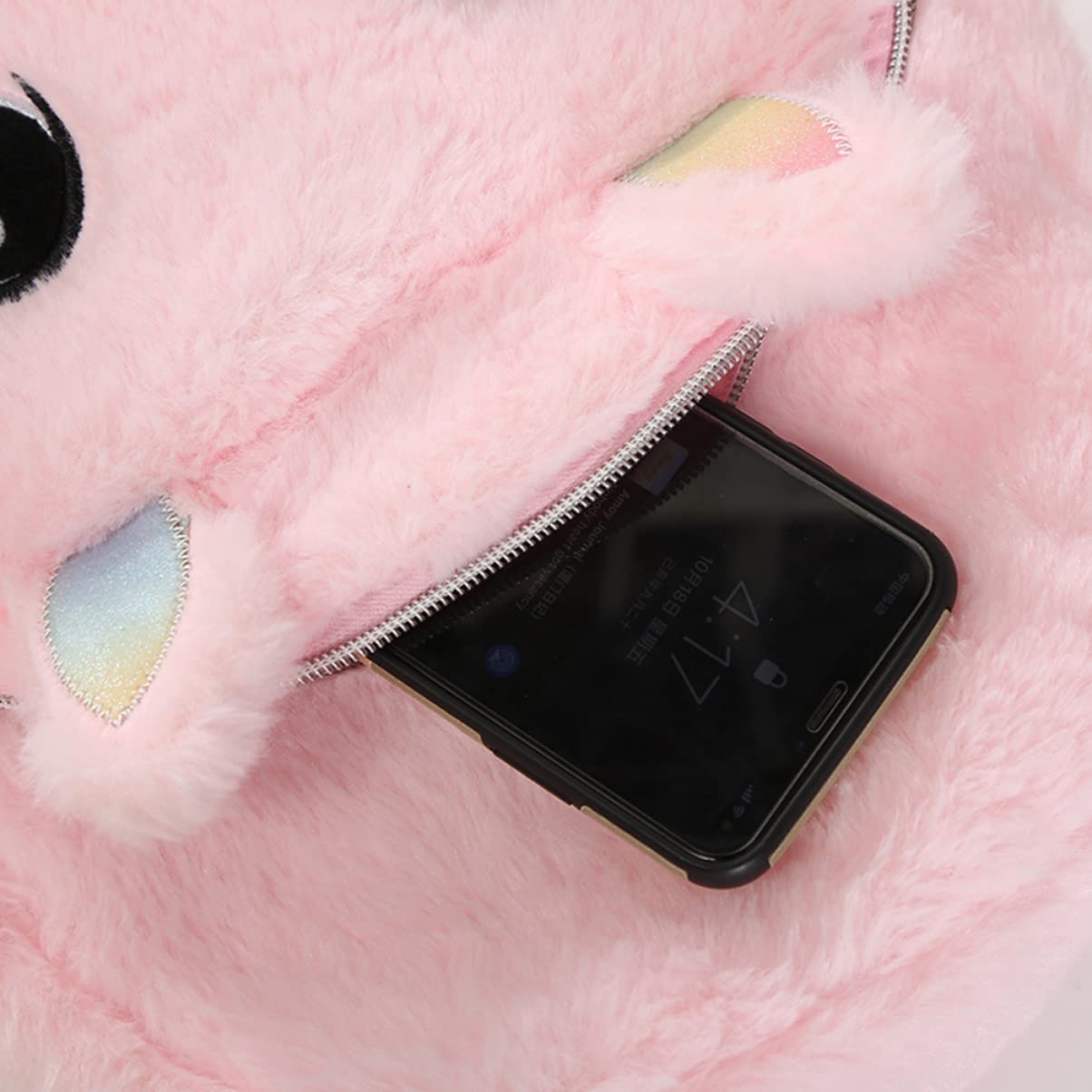 SHERCHPRY 3pièces à Pour Garçon Fille Peluche Licorne Créatif Rose Pour Rangement Sorties
