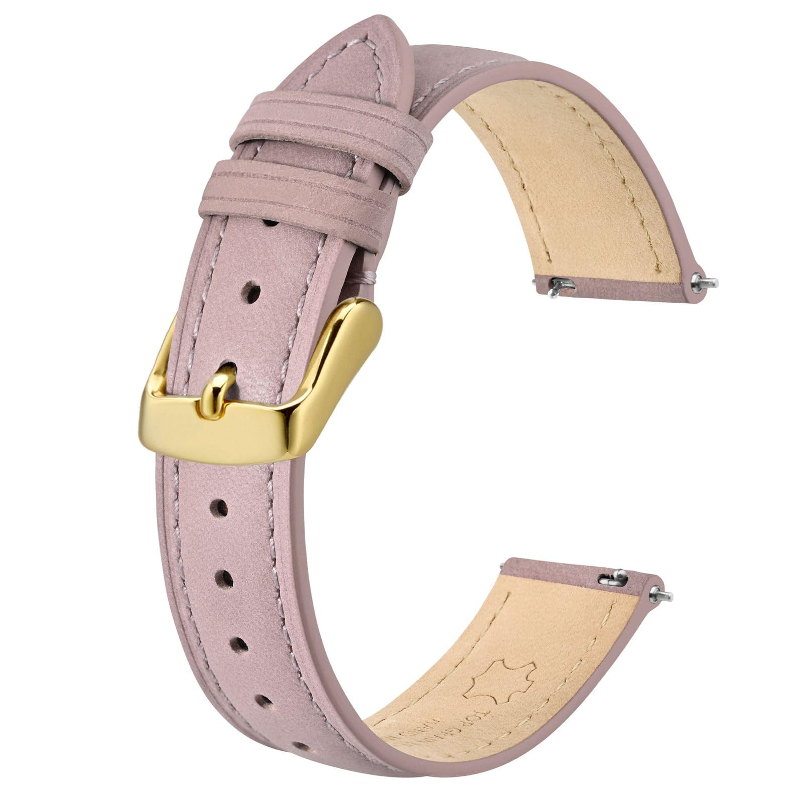 [BISONSTRAP] 時計バンド レザー 15mm 腕時計 ベルト 本革 ビンテージ 替えバンド スマートウォッチバンド レーディス 女性用
