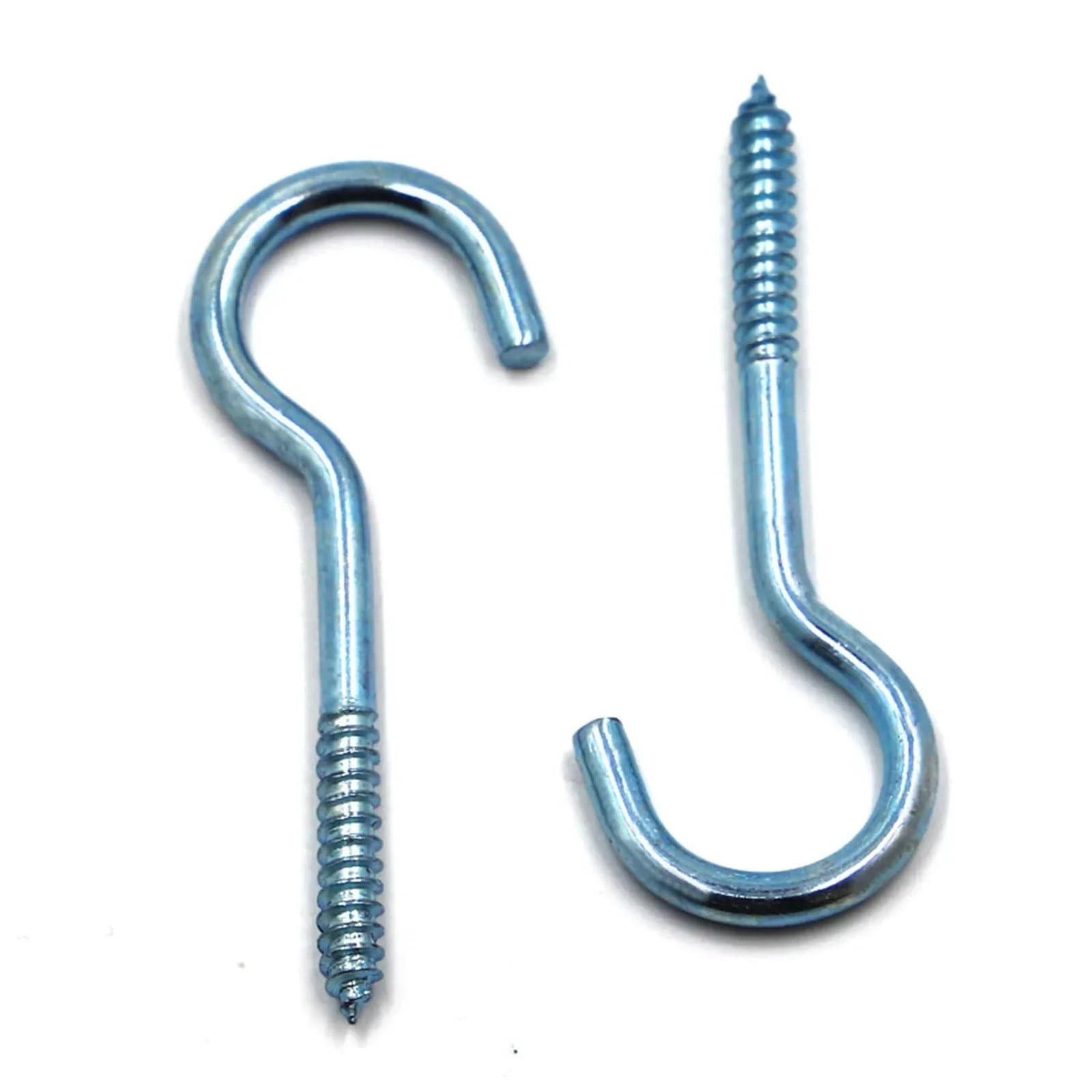 Metalowe haczyki sufitowe, Haczyki samogwintujące ze stali ocynkowanej Multicolor 1#-14# 100 szt(Blue,14#)