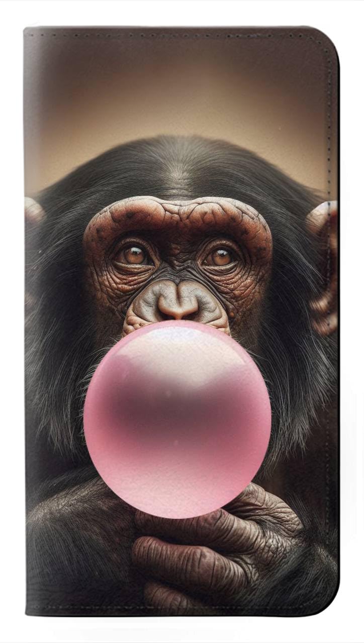 Chimpanzee Housse iPhone 17 Cuir Flip Idéale pour Sorties et Bureau - 5