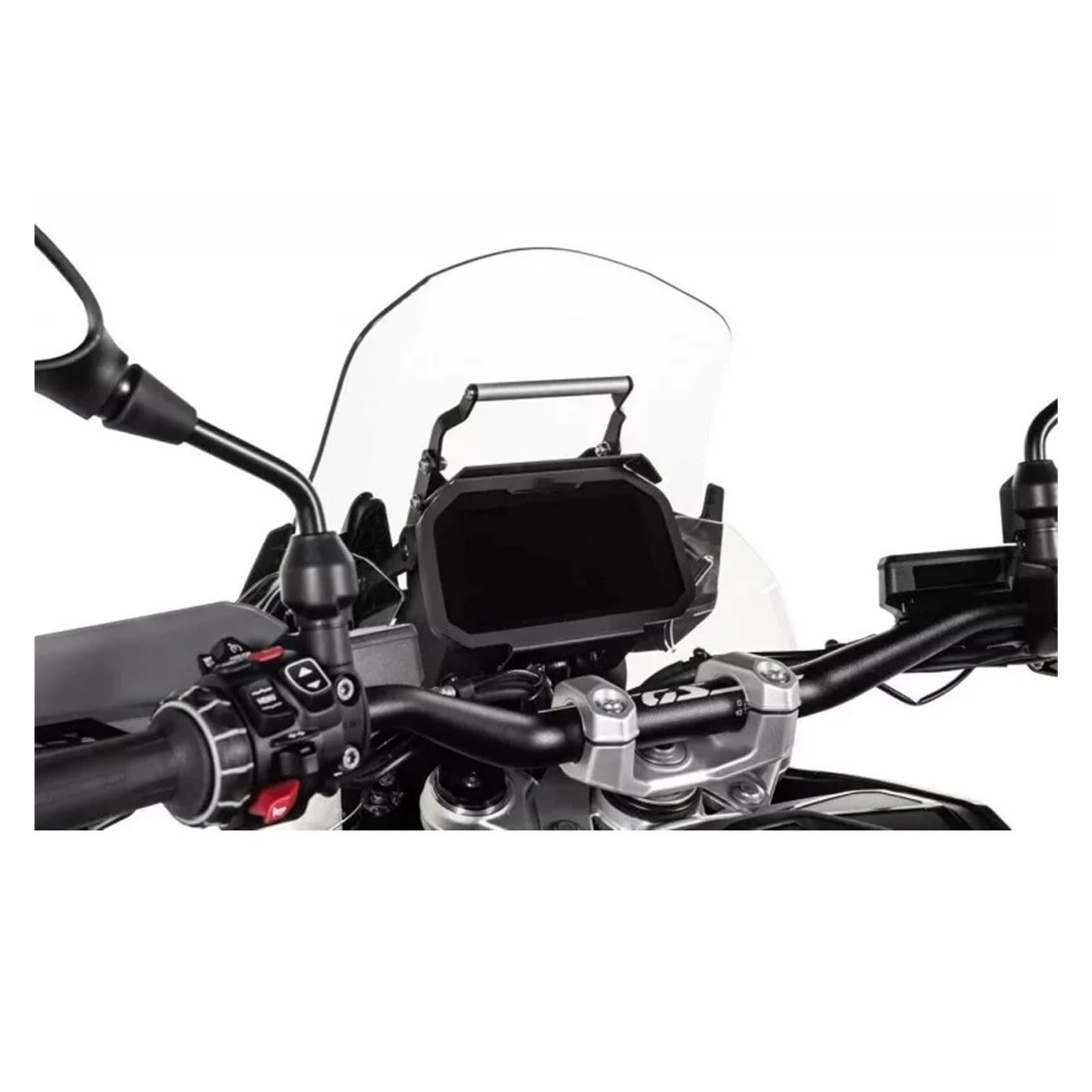 Support Téléphone Moto pour BMW pour R1300GS pour Adventure 2023-2024 Support De Téléphone De Moto Support De Plaque Navigation GPS Pièces De Support Support Telephone Velo(A)