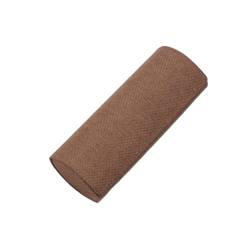 Étui à lunettes pliant lin boîte stockage lunettes de soleil sac pochette optique - 8