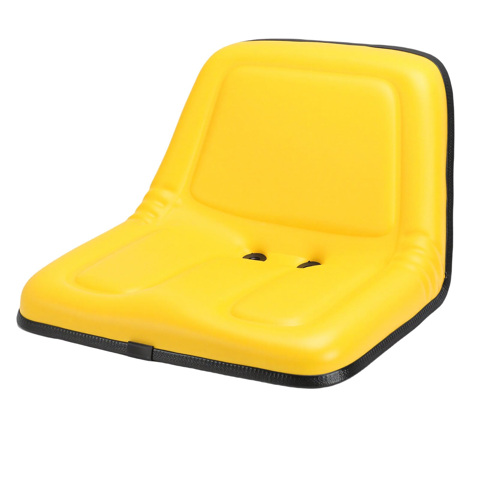 aqxreight Asiento de Tractor para Cortacésped, Repuesto Amarillo con Respaldo Alto, Asiento para Cortacésped Cómodo y Duradero para, Tractores de Jardín y Minicargadores