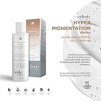 Vista 3 de Celesty Beauty - Gel limpiador facial iluminador, vitamina C, ácido glicólico (AHA), extracto de hoja Uva Ursi de ácido salicílico (BHA), Pro