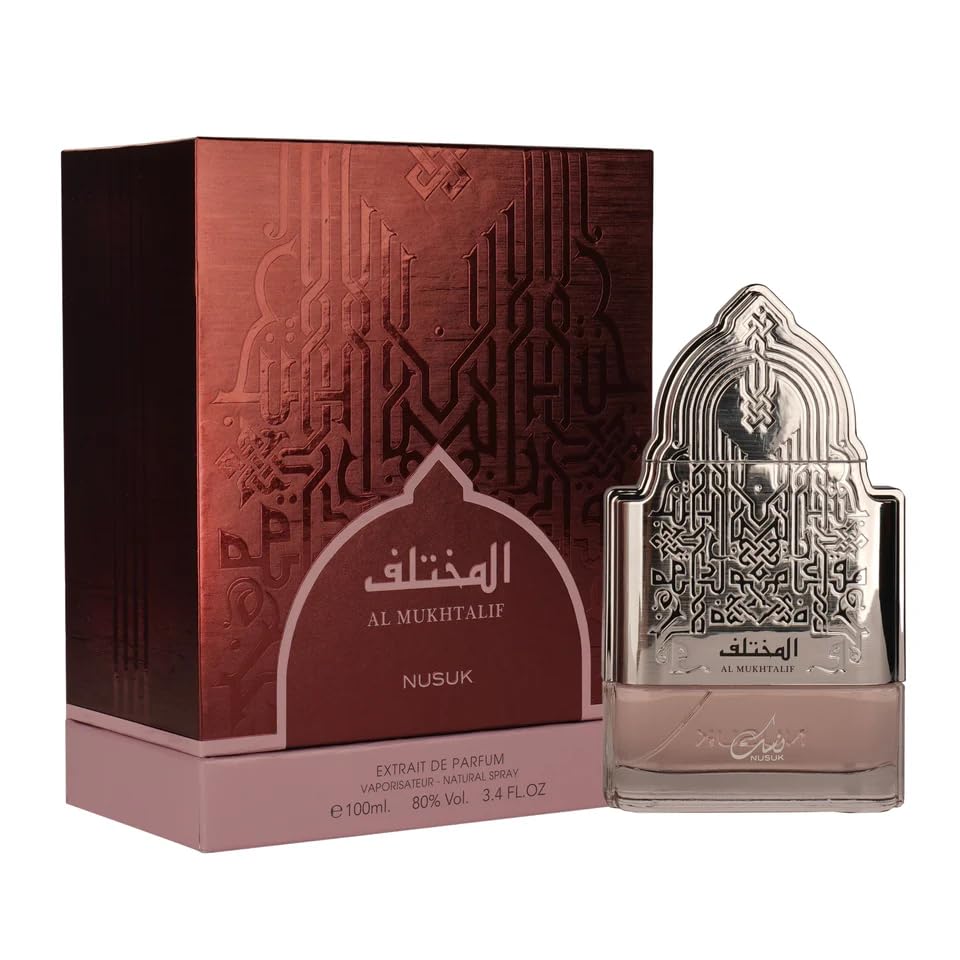 NUSUK Al Mukhtalif Extrait De Parfum, 100ml, Natural Spray, 80% Vol