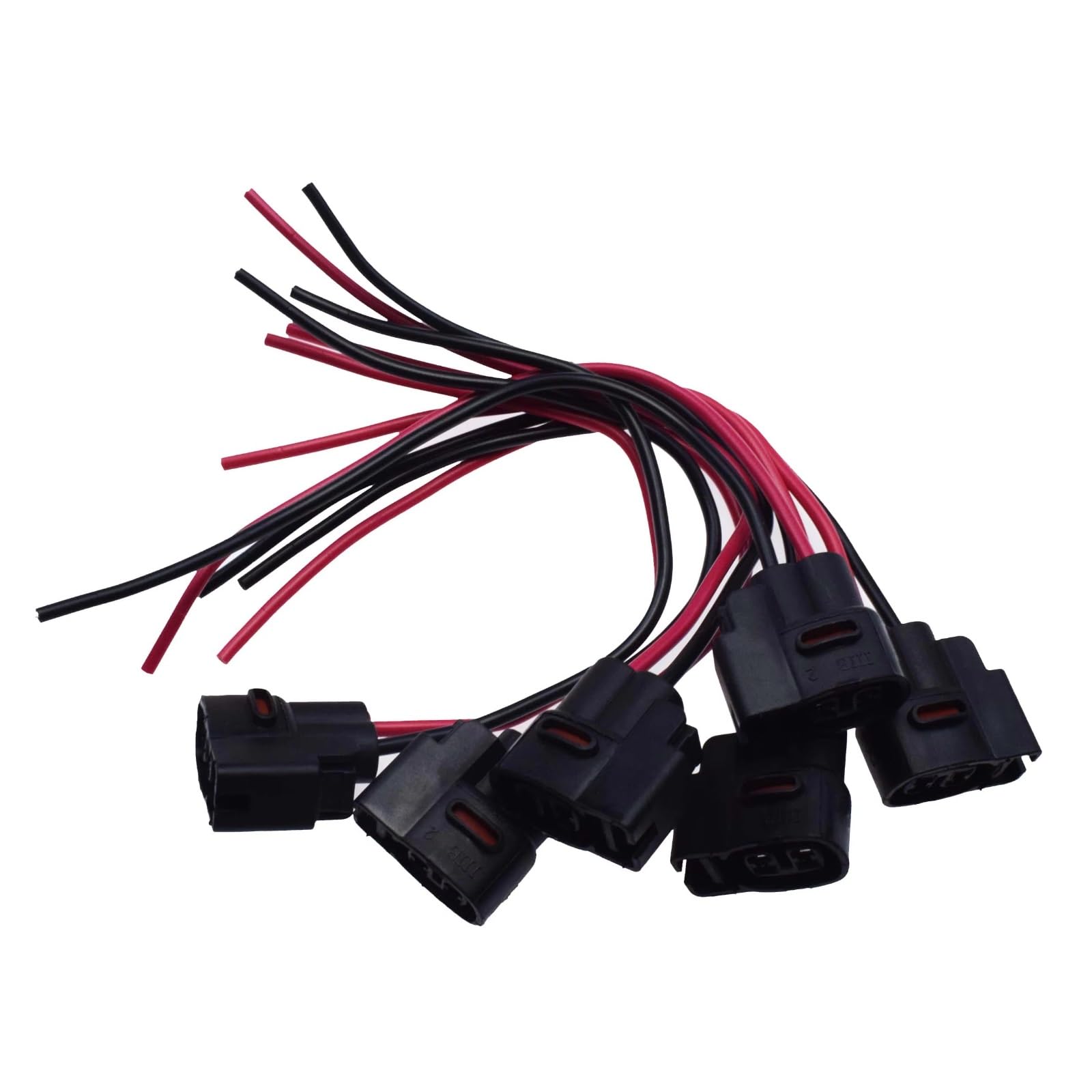 Kfz-Stecker für Edge 3.5L V6 2007-2016 und Transit 3.7L V6 2015-2017, Zündspulenstecker, Kabelbaumstecker C1595 (6-teilig)