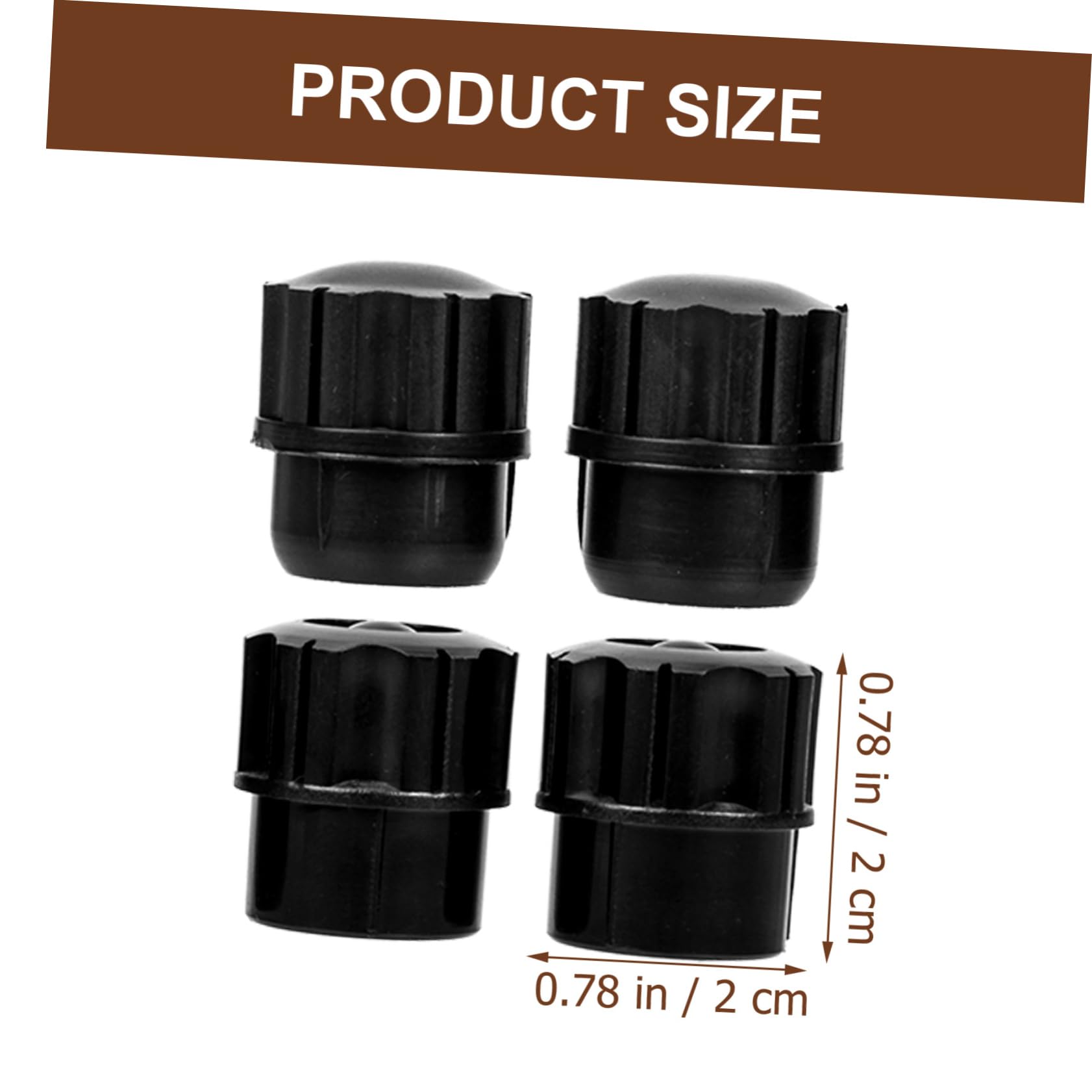 FAVOMOTO 5sets Saxophone Cap for Alto Sax Sax Plug Saxophone End Plug Cap Replacement 4pcs*5