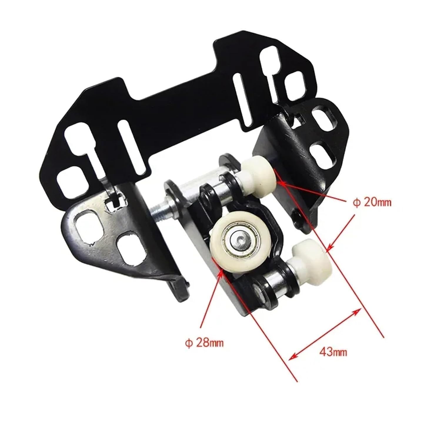 car Hinge Wheel Compatible with Benz for Sprinter 2007 2008 2009 2010 2011 2012 2013 2014 2015 3Pcs Right Sliding Door Roller 9067600147 9067600547