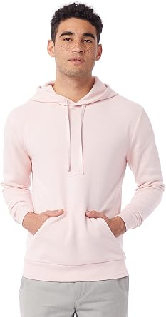 Alternative Mens Hoodie, Eco-Cozy Pullover Lightweight Fleece Hooded Sweatshirt