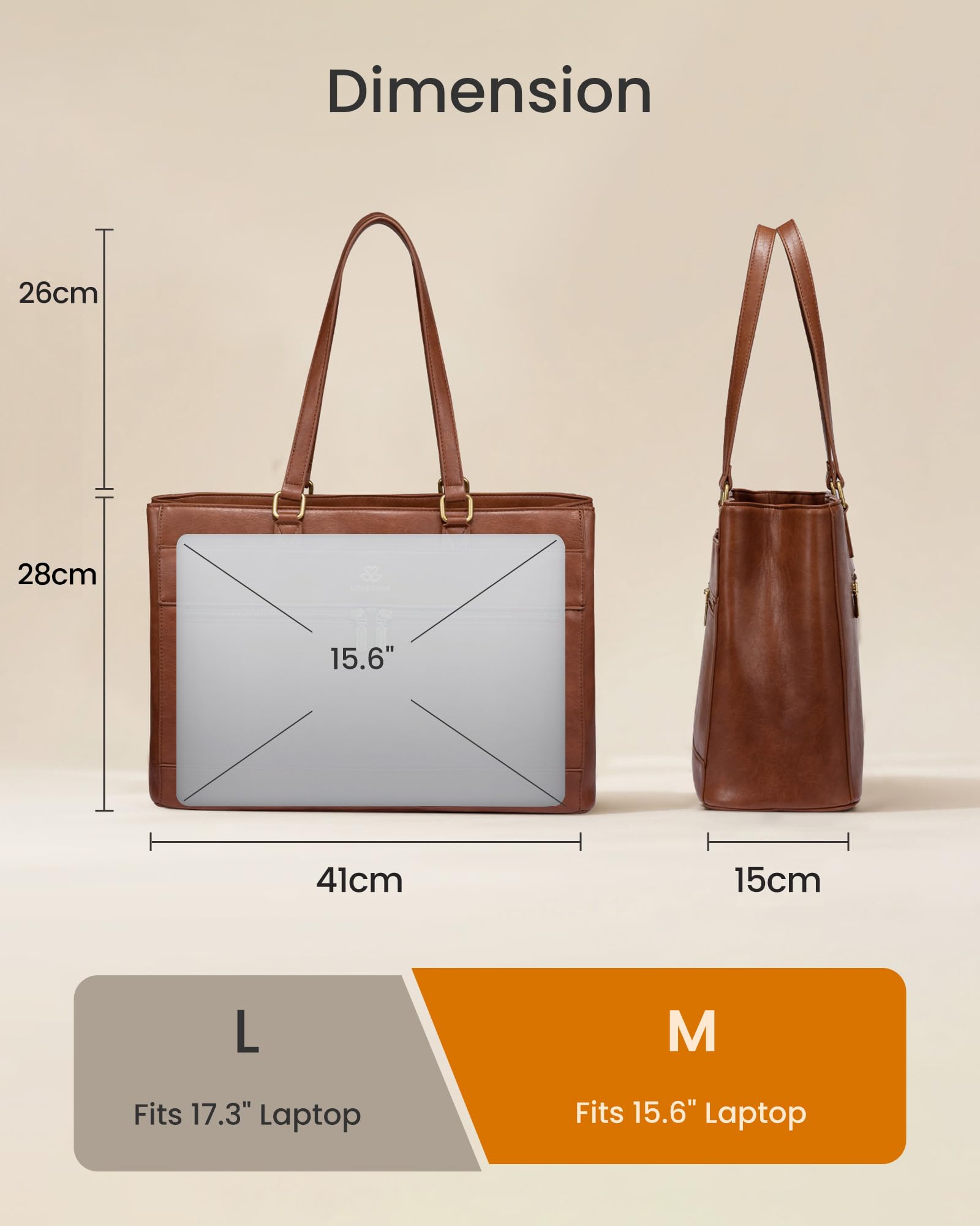 LOVEVOOK Bolso de mano para mujer, bolso de trabajo, bolso de profesor, bolso de la compra, bolso de piel sintética, maletín para mujer, bolso de mano para mujer, bolso de negocios para oficina