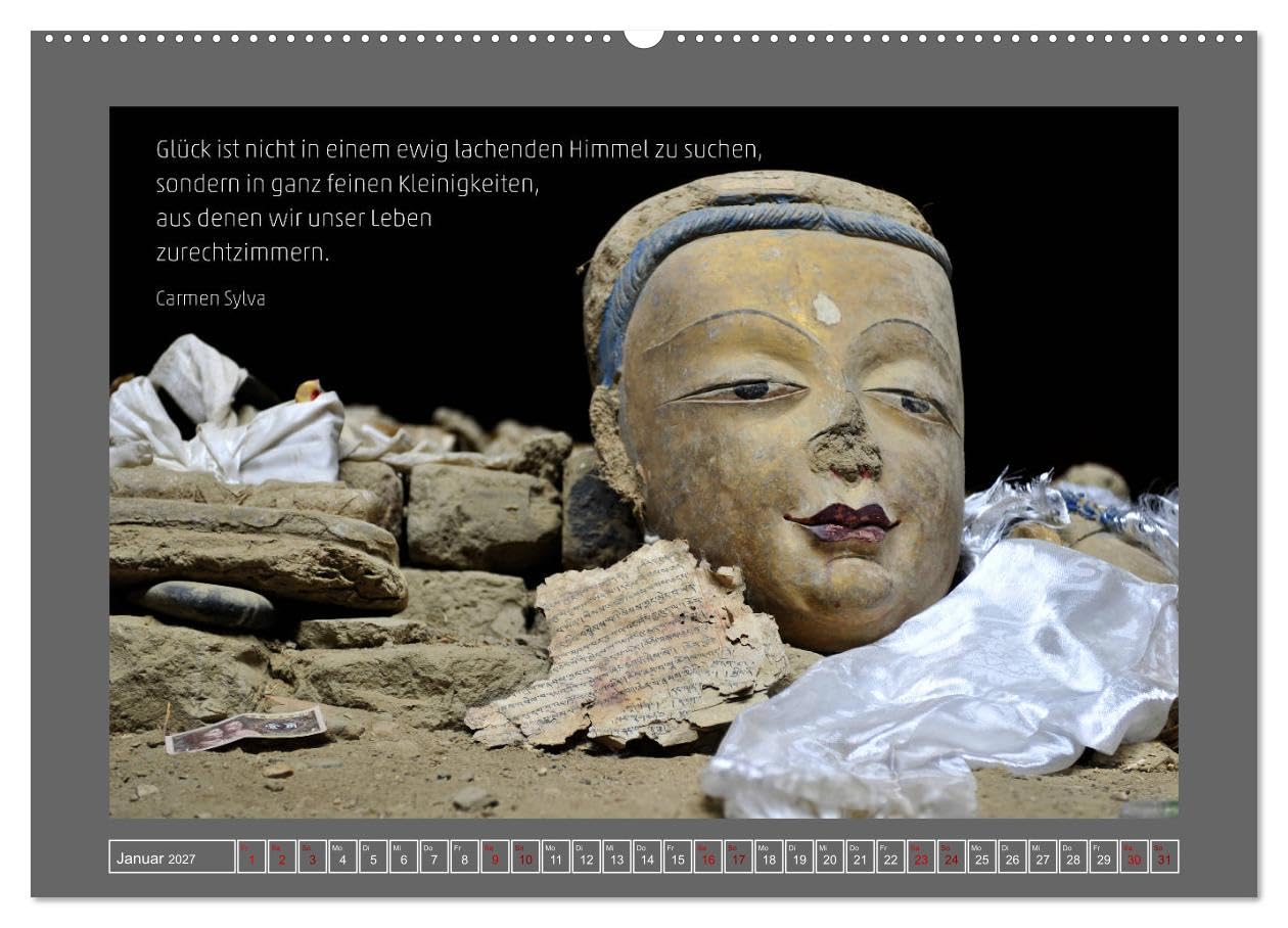 Tibet - Tibet - Tibet 2027 (hochwertiger Premium Wandkalender 2027 DIN A2 quer), Kunstdruck in Hochglanz: In diesem Kalender finden Sie Bilder aus dem ... Bild inhaltlich ergänzen. (CALVENDO Glaube)