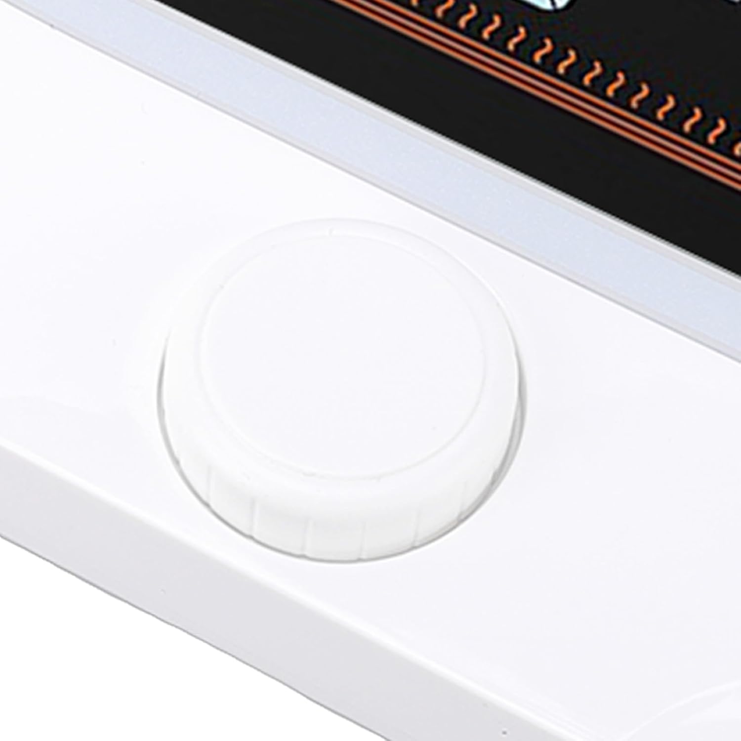 Jeffergarden Boiler Thermostat, WiFi RF Programmable Room Temperature Controller with Rotating Knob Large Display Weather Humidity Detecting, for Gas Boiler Home Office Hotel