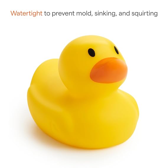 Munchkin White Hot Safety Bath Ducky Toy, Yellow