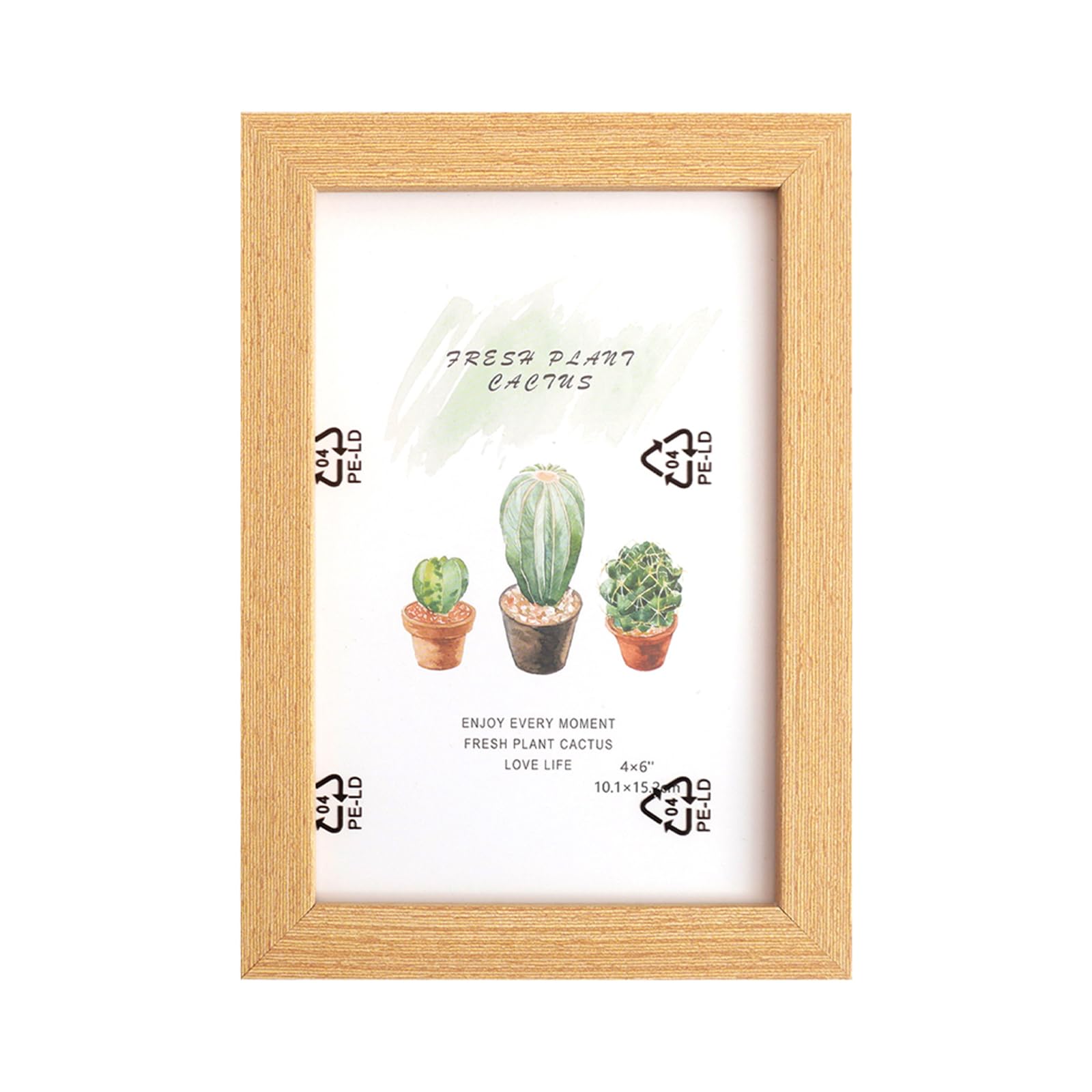 Wooden Photo Frame Family Picture Frames Multiple Photos Wall Photo Frame for Home Decoration, Picture Frames for Wall Display, Family Photo Frames (Natural Wood, 4X6(10.2X15.2cm))