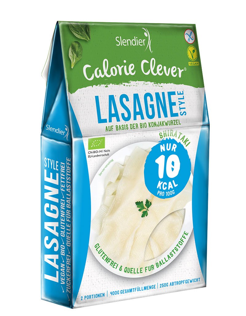 Shirataki Slendier pâtes de konjac biologique - paque dŽessai 6 x 400 g