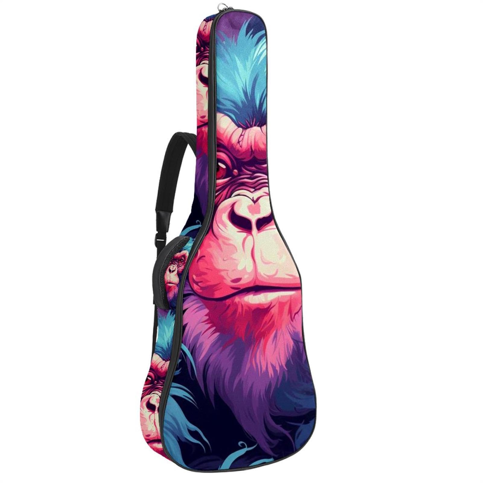 Sac pour guitare acoustique 101,6 cm étui imperméable housse multicolore - 8