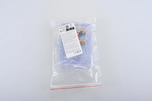 Miniatura 8 de gohantee Válvula de carga de refrigerante R12 R410, R12 R22-1/4 "macho a 1/4" hembra, R410-1/4 "macho a 5/16" hembra, adaptador de seguridad válvula