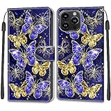 【Protection complète】Un verrou aimant intégré garantit que votre téléphone et vos cartes sont rangés en toute sécurité. Les 4 coins peuvent absorber efficacement les chocs ou les impacts et protéger votre mobile des chutes et rayures accidentelles. Les bords surélevés empêchent l'appareil photo d'être rayé.