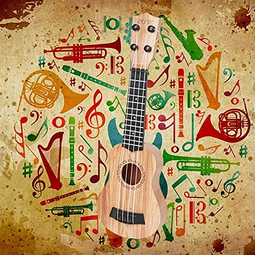 Ukulélé soprano pour enfants – En bois d’acajou – Pour débutants – 4 cordes – Réglage délicat du cou – Ukulélé M9w2 - Les Beatles, Paul McCartney, John Lennon, RIngo Starr, George Harrison Ukulélé soprano pour enfants - En bois d'acajou - Pour débutants - 4 cordes - Réglage délicat du cou - Ukulélé M9w2 – Image 5