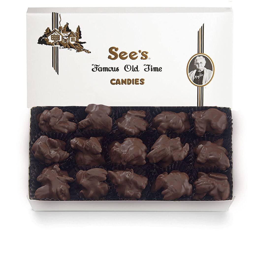 See's Candies1 lb Dark Pecan Bud (White Wrap)