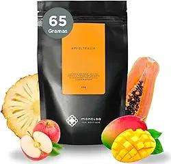 *Chá Infusão de Frutas Apfeltraum Moncloa Pouch 65g – Papaya, Abacaxi, Maçã e Manga – Sabor Frutado e Tropical, Ideal para Chá Quente ou Gelado