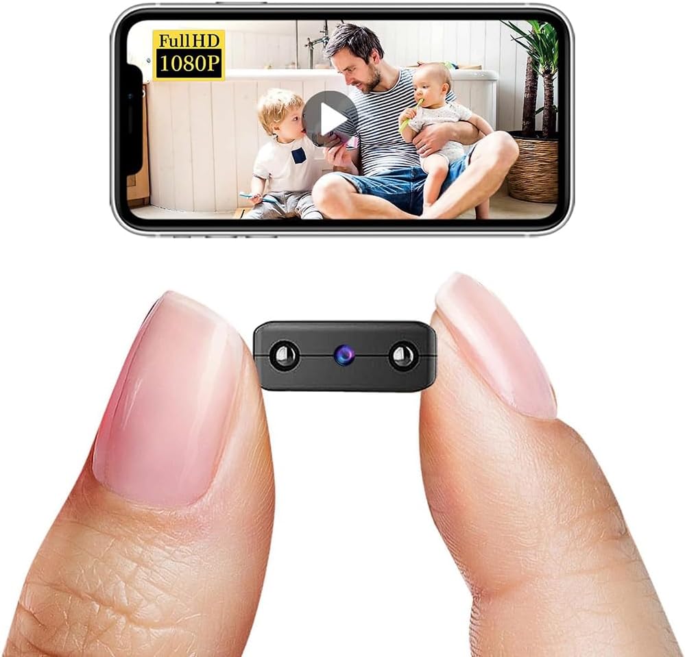 Indoor Wireless WiFi Camera Home Security Room Body Cameras Nanny Cam Smart Home Outdoor Cams Pet Dog Baby Camera 1080P House Portable Camera Mini Room Night Vision Camera No Need WiFi Door Camera