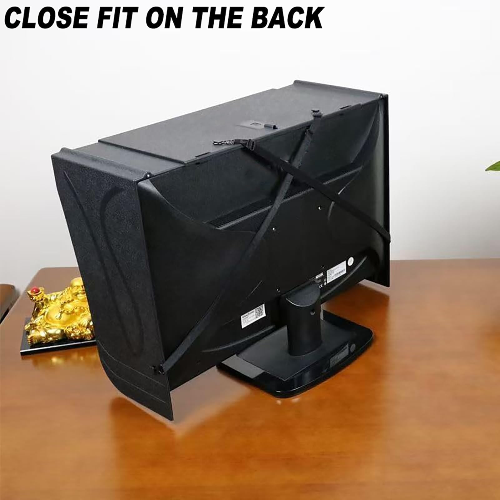 Cubierta para Monitor, Visera antirreflectante Ajustable de 41-71 cm para Monitor de Ordenador, Plegable y Reflectante, protección de la privacidad para la Oficina y los Videojuegos