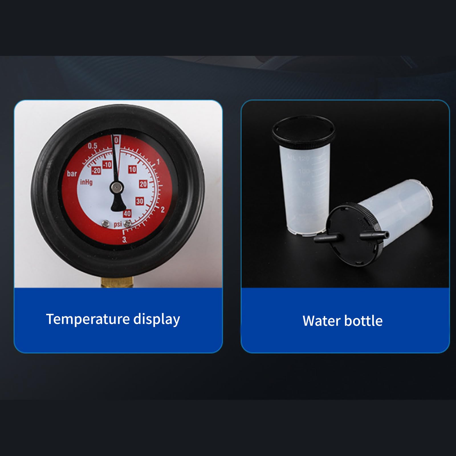 Pompes à vide multi-usages et souffleur d'air avec design en aluminium léger adapté pour l'entretien de voiture, moto, moto