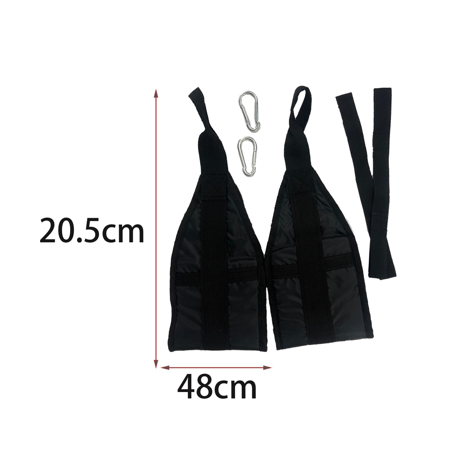 harayaa Correas AB, Cinturón Abdominal, Correas para Tríceps, Ejercicio Antideslizante, Fitness, Colgante para Puerta, Cinturones Tonificantes para Entrenamie