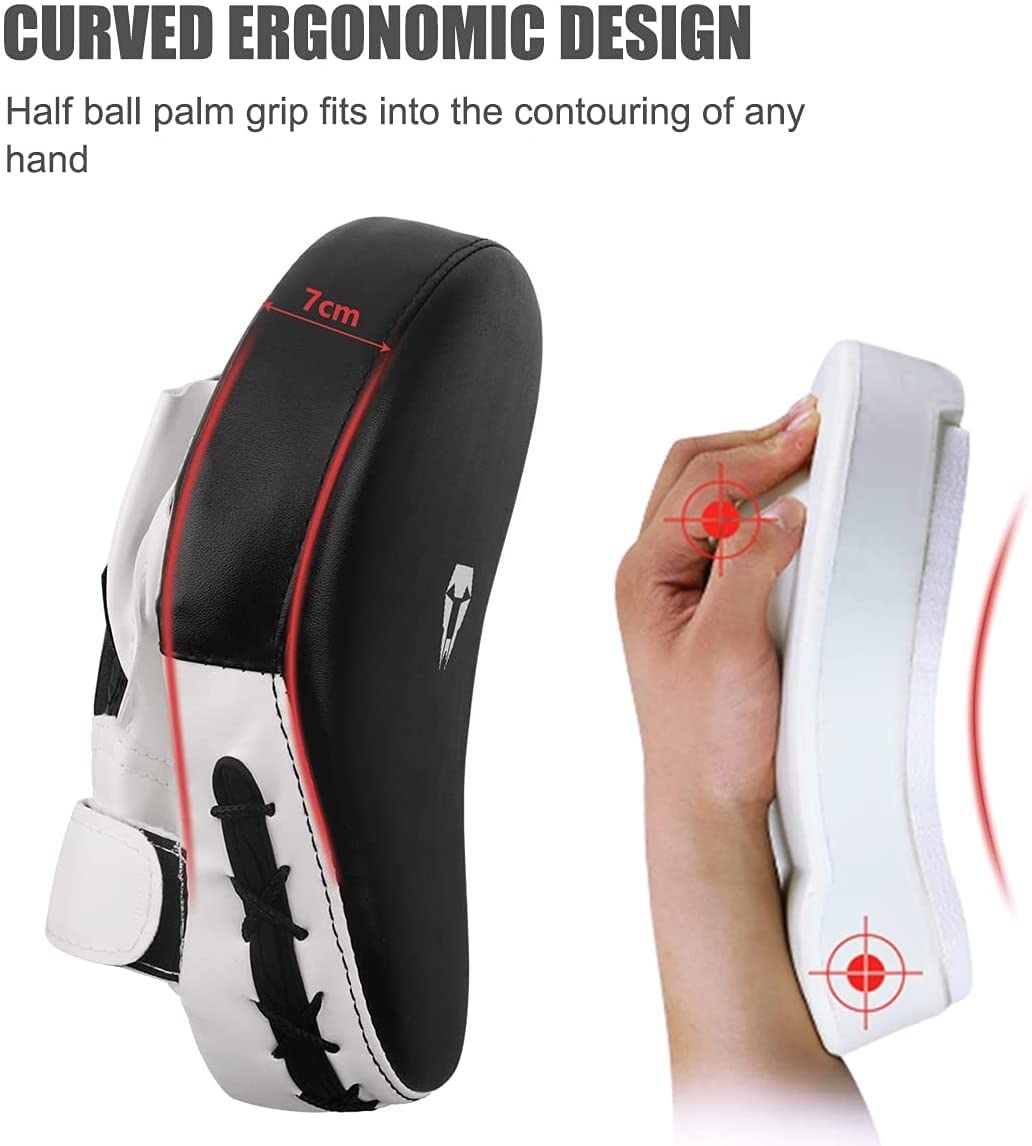 LangRay Pattes d'ours Boxe Muay Thai Paos Frappe Cible Boxing Pads pour Entraînement de Boxe Taekwondo Sport de Combat