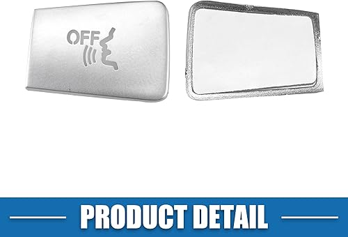 Miniatura 6 de Adhesivos para botón de volante de automóvil, decoración de botón de interruptor interior para Mercedes Benz C V GLC Clase W205 X205 tono plateado