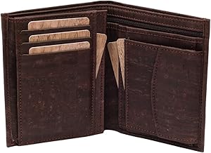 Cork Wallet | Innovative RFID Protection Wallet | Men's Wallet | Vegan, Eco-Friendly | Alternative to Genuine Leather | Stylish Rugged Water Repellent Card Holder