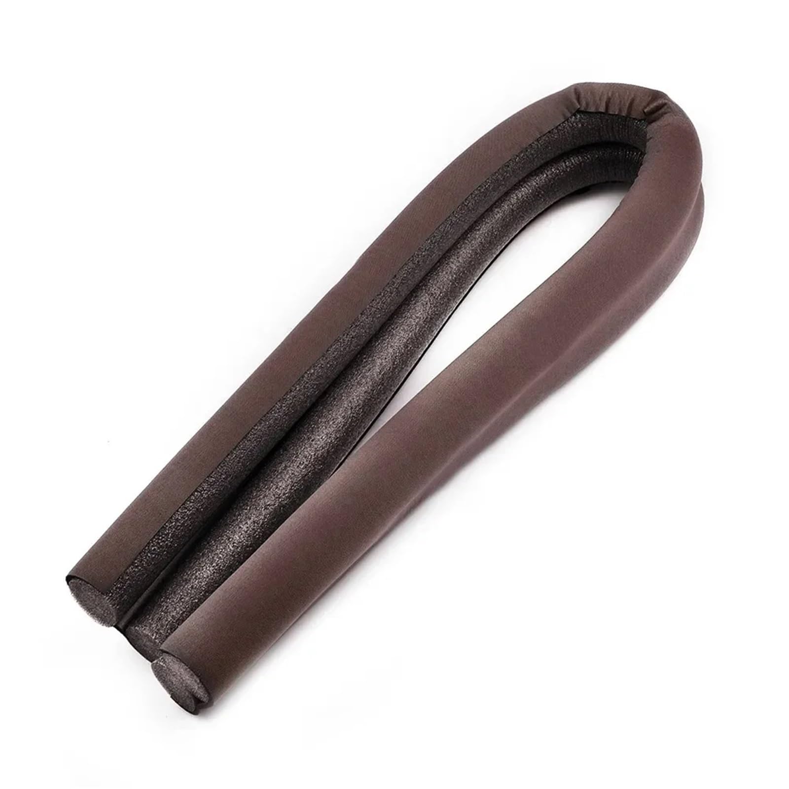 Draft Excluder For Doors 1/2PC Door Bottom Seal Strip Flexible Wind Noise Reduction Stopper Under Door Blocker Anti Collision Dustproof Soundproof Strips(Brown,2PC)