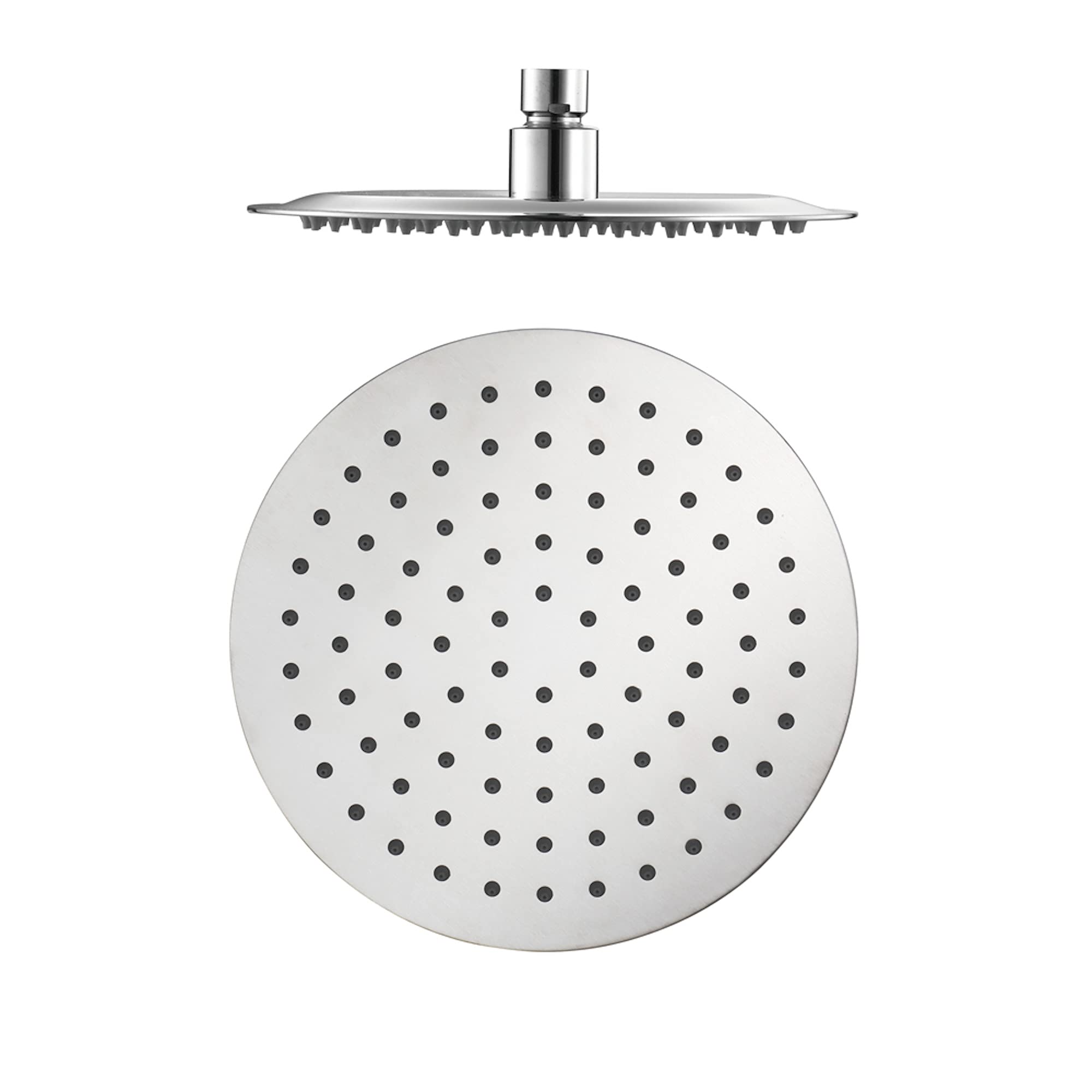 ENKI, R14, Round Ultra Slim Shower Head Stainless Steel 200mm - Chrome