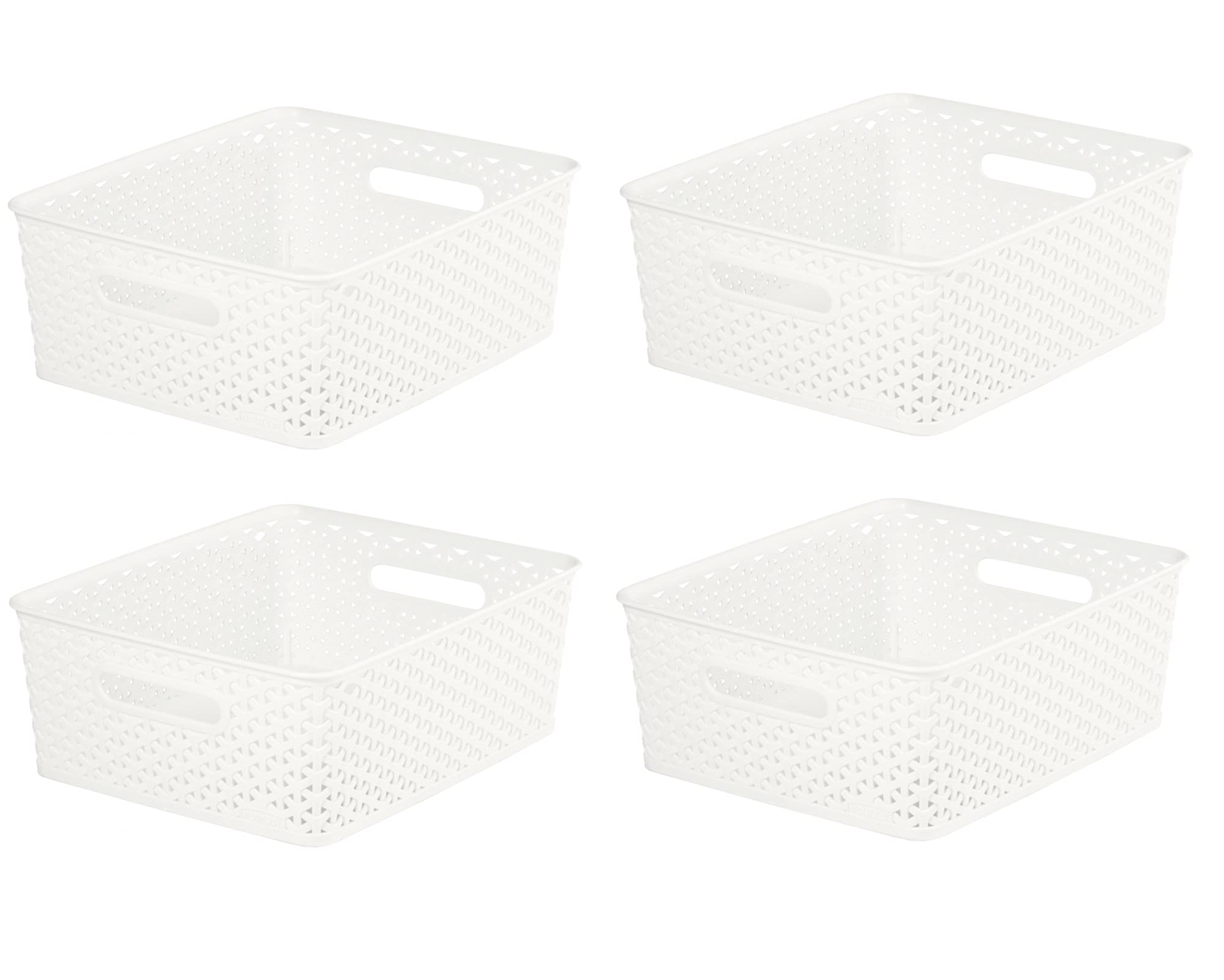 Curver Cream 4 X 12L Basket